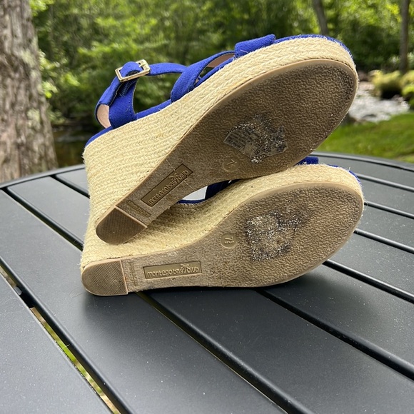 Cobalt Blue Montego Bay Club Wedge Sandals - Picture 7 of 9